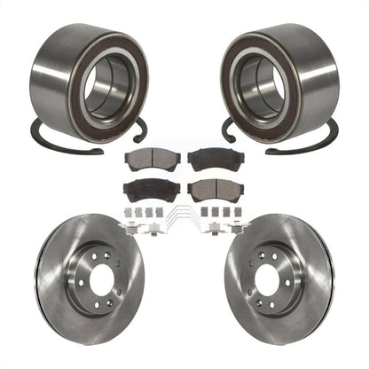Kit de rotors et plaquettes de frein à disque de roulement de roue avant pour Mazda 6 2009 2013 2,5 l