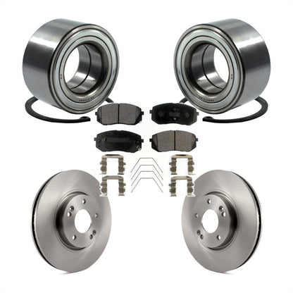 Kit de rotors et plaquettes de frein à disque de roulement de roue avant pour Kia Soul EV 2017 – 2019