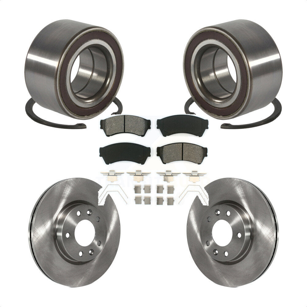 Kit de rotors et plaquettes de frein à disque de roulement de roue avant pour Mazda 6 2009 2013 2,5 l