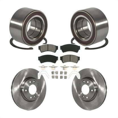Kit de rotors et plaquettes de frein à disque de roulement de roue avant pour Mazda 6 2009 2013 2,5 l