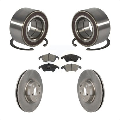 Kit de rotors et plaquettes de frein à disque de roulement de roue avant pour Mercedes-Benz E400 E550