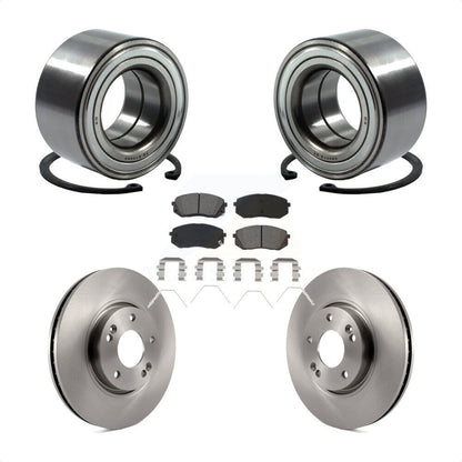 Kit de rotors et plaquettes de frein à disque de roulement de roue avant pour Kia Soul EV 2017 – 2019