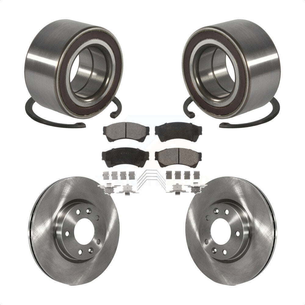 Kit de rotors et plaquettes de frein à disque de roulement de roue avant pour Mazda 6 2009 2013 2,5 l