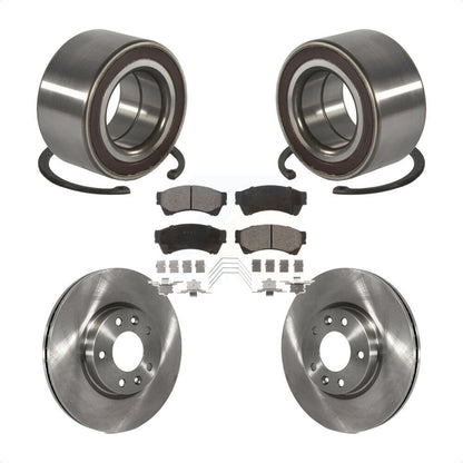 Kit de rotors et plaquettes de frein à disque de roulement de roue avant pour Mazda 6 2009 2013 2,5 l