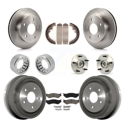 Kit de Rotor de frein à disque et de patins de roulement de moyeu avant et arrière (10 pièces) pour Dodge Ram 150