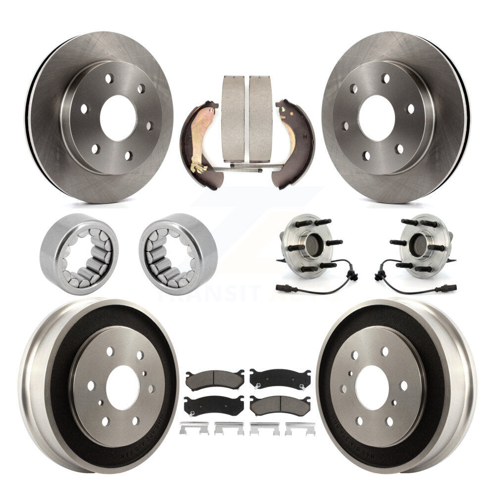 Kit de Rotor de frein et de patins de roulement de moyeu avant et arrière, pour Chevrolet Silverado 150