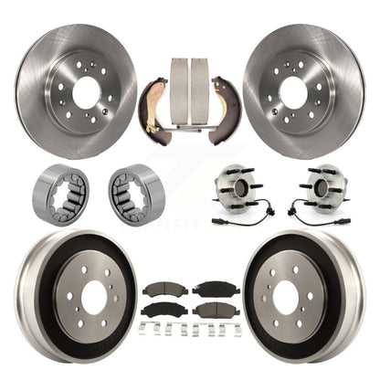 Kit de Rotor de frein et de patins de roulement de moyeu avant et arrière (10 pièces) pour Chevrolet Silverad