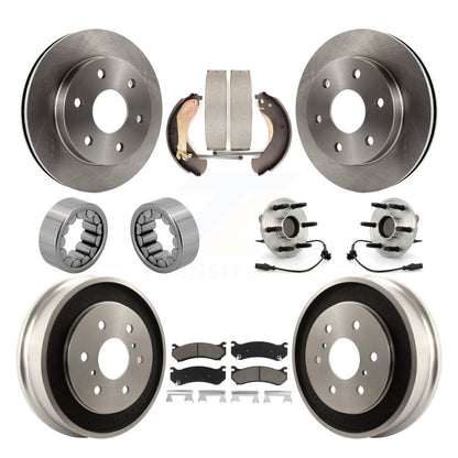 Kit de Rotor de frein et de patins de roulement de moyeu avant et arrière, pour Chevrolet Silverado 150