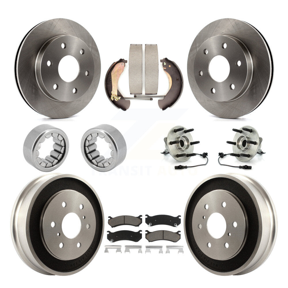 Kit de Rotor de frein et de patins de roulement de moyeu avant et arrière, pour Chevrolet Silverado 150