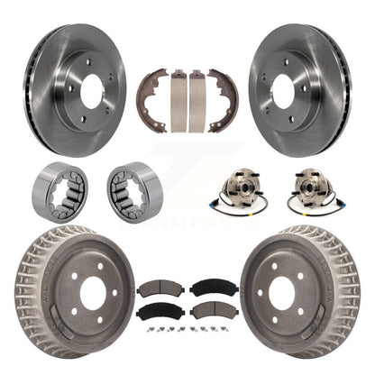 Kit de Rotor de frein et de patins de roulement de moyeu avant et arrière (10 pièces) pour Chevrolet S10 4W