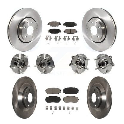 Kit de rotors et plaquettes de frein à disque, roulements de moyeu avant et arrière (10 pièces) pour Mazda CX-5