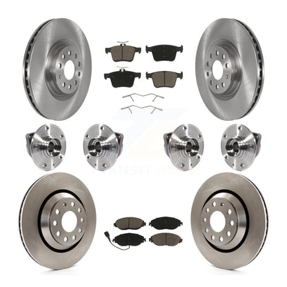 Kit de plaquettes de Rotor de frein, roulement de moyeu avant et arrière (10 pièces) pour Audi Q3 Volkswagen Arteo