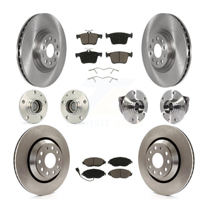 Kit de plaquettes de Rotor de frein à disque, roulement de moyeu avant et arrière (10 pièces) pour Volkswagen Arteon FW