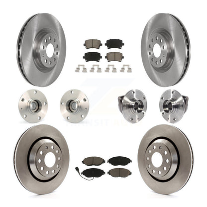Kit de rotors et plaquettes de frein à disque, roulements de moyeu avant et arrière (10 pièces) pour Volkswagen GT