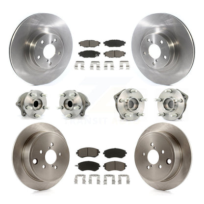 Kit de rotors et plaquettes de frein avec roulement de moyeu avant et arrière (10 pièces) pour Subaru Outback Foreste