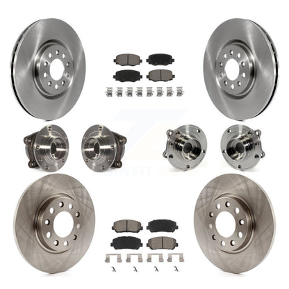 Kit de plaquettes de Rotor de frein, roulement de moyeu avant et arrière (10 pièces) pour Chrysler 200 AW 2015 – 2017