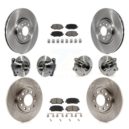 Kit de plaquettes de Rotor de frein, roulement de moyeu avant et arrière (10 pièces) pour Chrysler 200 FW 2015 – 2017