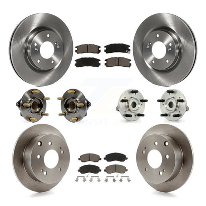 Kit de plaquettes de Rotor de frein, roulement de moyeu avant et arrière (10 pièces) pour Mitsubishi Eclipse Galan