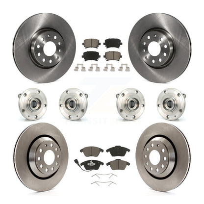 Kit de Rotor et de plaquettes de frein, roulement de moyeu avant et arrière (10 pièces) pour Volkswagen Passat CC AW