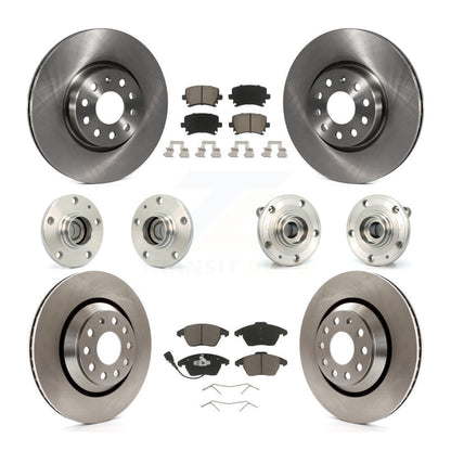 Kit de Rotor et de plaquettes de frein, roulement de moyeu avant et arrière (10 pièces) pour Volkswagen Passat CC FW