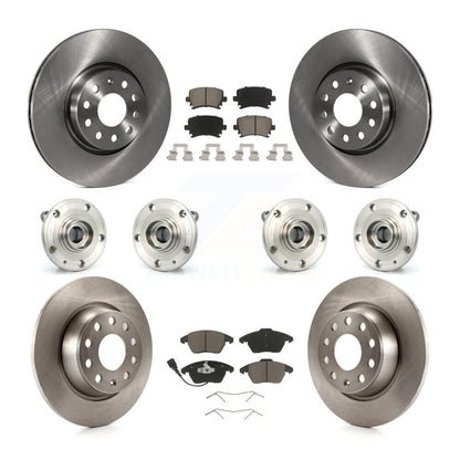 Kit de plaquettes de Rotor de frein, roulement de moyeu avant et arrière (10 pièces), pour Volkswagen Passat Audi C