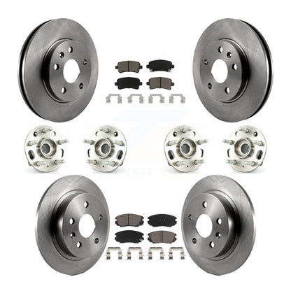 Kit de Rotor et de plaquettes de frein, roulement de moyeu avant et arrière (10 pièces) pour Chevrolet Malibu Limite
