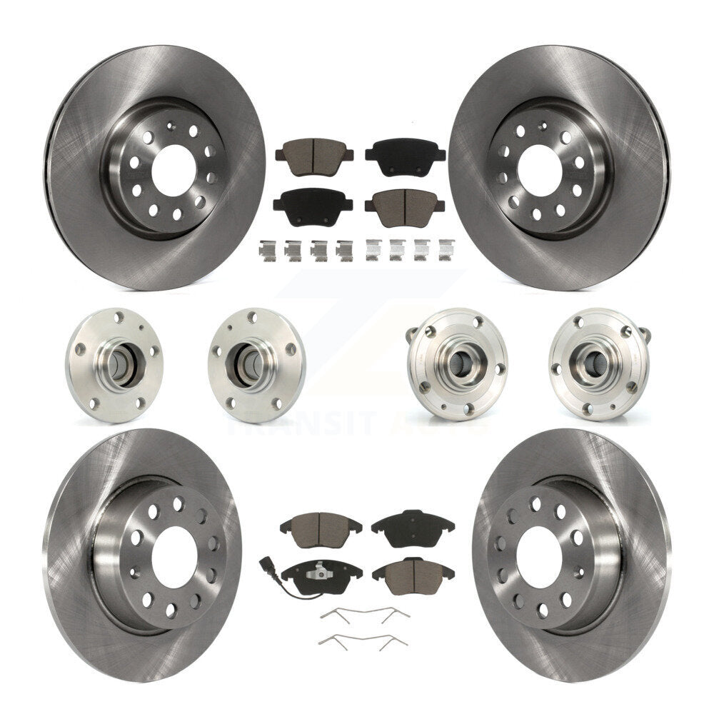 Kit de plaquettes de Rotor de frein à disque, roulement de moyeu avant et arrière (10 pièces) pour Volkswagen Beetle GT