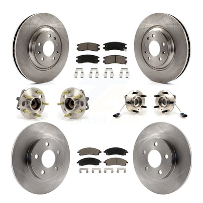 Kit de plaquettes de rotor de frein, roulement de moyeu avant et arrière (10 pièces) pour Pontiac Bonneville GX 04