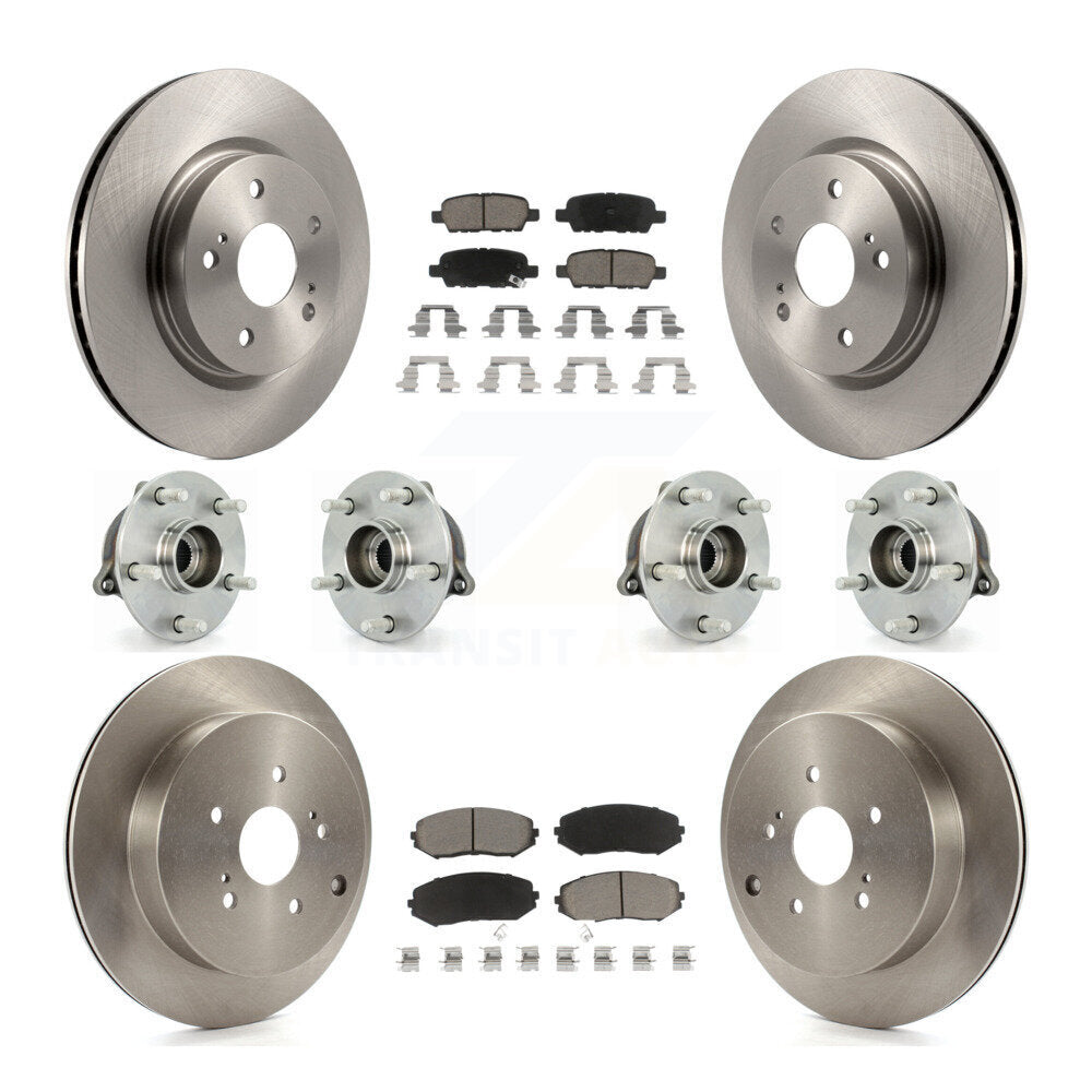 Kit de plaquettes de rotor de frein, roulement de moyeu avant et arrière (10 pièces) pour Suzuki Grand Vitar 09-13