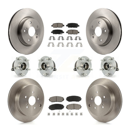 Kit de plaquettes de rotor de frein, roulement de moyeu avant et arrière (10 pièces) pour Suzuki Grand Vitar 09-13