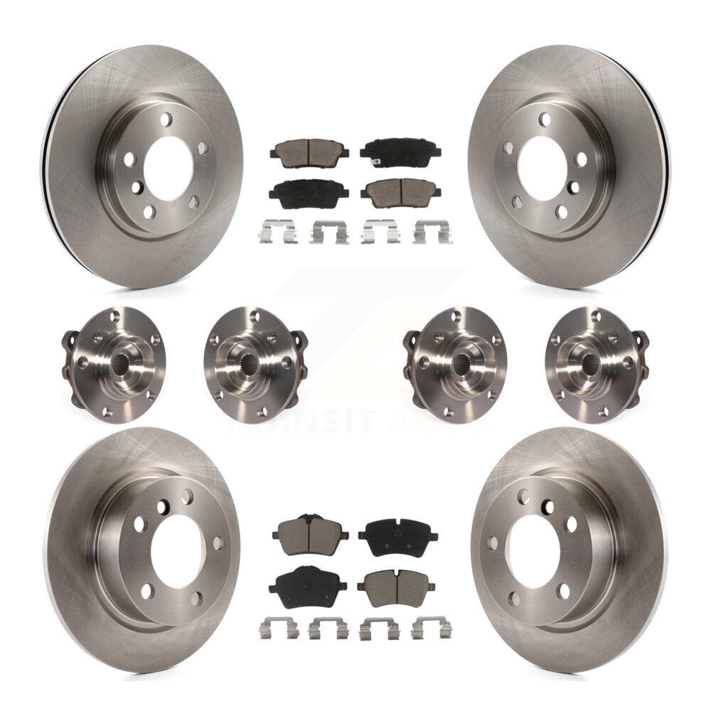 Kit de Rotor et de plaquettes de frein, roulement de moyeu avant et arrière (10 pièces) pour Mini Cooper Countryma