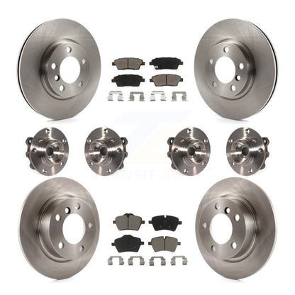 Kit de Rotor et de plaquettes de frein, roulement de moyeu avant et arrière (10 pièces) pour Mini Cooper Countryma