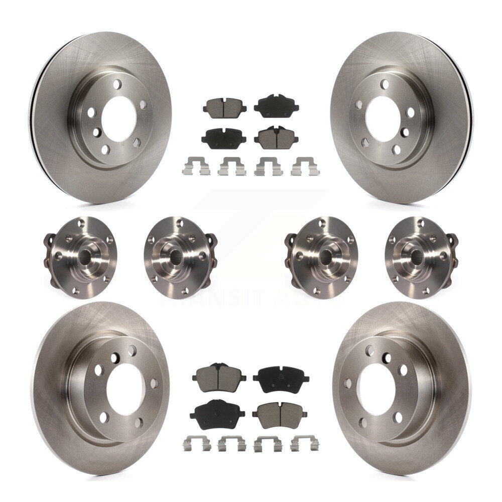 Kit de Rotor et de plaquettes de frein, roulement de moyeu avant et arrière (10 pièces) pour Mini Cooper Countryma