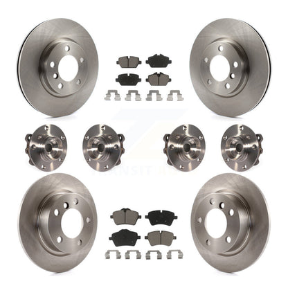 Kit de Rotor et de plaquettes de frein, roulement de moyeu avant et arrière (10 pièces) pour Mini Cooper Countryma