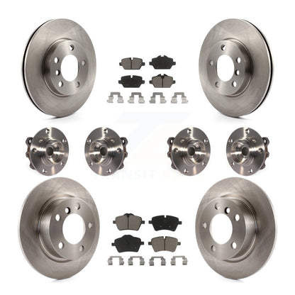 Kit de plaquettes de Rotor de frein, roulement de moyeu avant et arrière (10 pièces) pour Mini Cooper Countryman AW