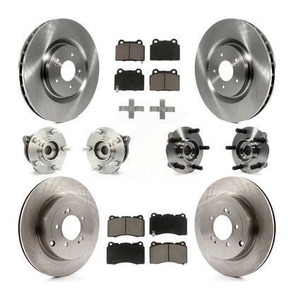 Kit de Rotor et de plaquettes de frein à disque, roulement de moyeu avant et arrière (10 pièces) pour Mitsubishi Lance