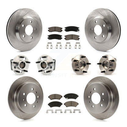 Kit de Rotor et de plaquettes de frein, roulement de moyeu avant et arrière (10 pièces) pour Chevrolet Impala Mont