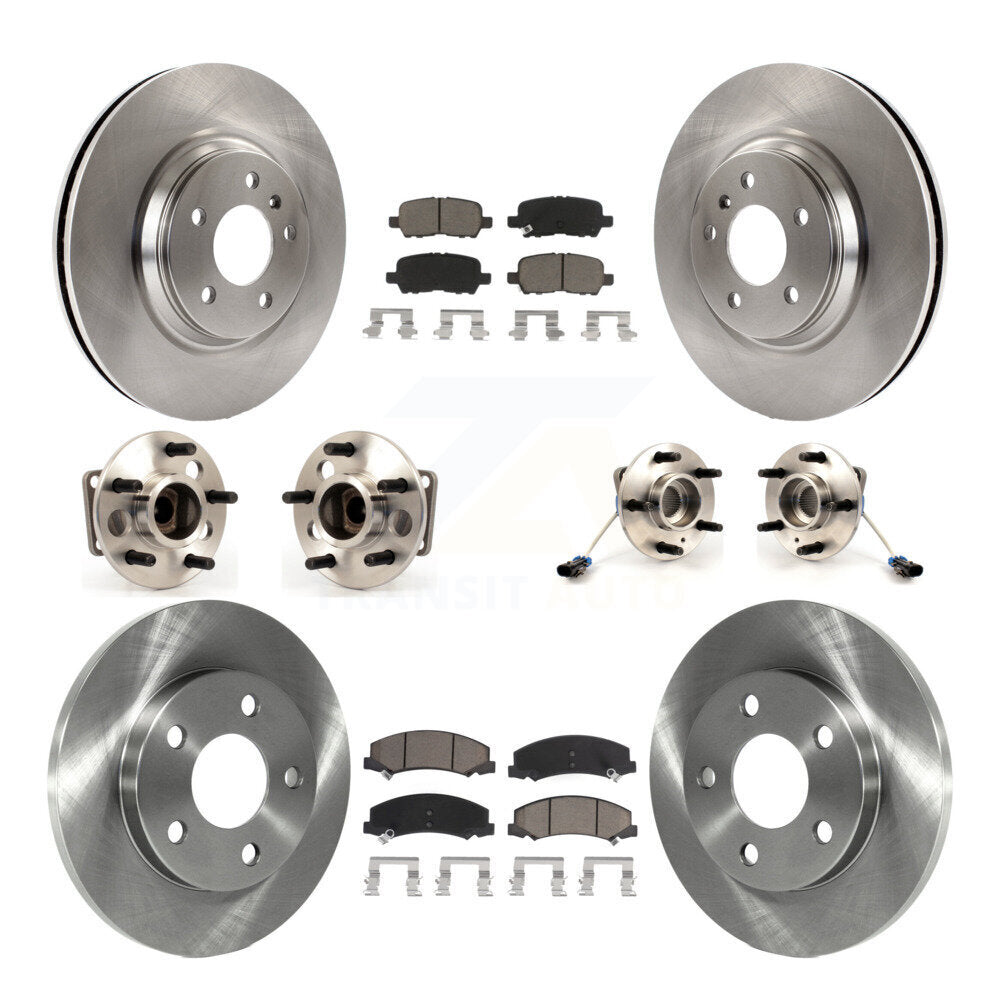 Kit de Rotor et de plaquettes de frein, roulement de moyeu avant et arrière (10 pièces) pour Chevrolet Impala Limite