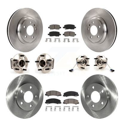 Kit de Rotor et de plaquettes de frein, roulement de moyeu avant et arrière (10 pièces) pour Chevrolet Impala Limite