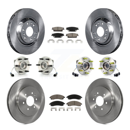 Kit de Rotor et plaquettes de frein à disque, roulement de moyeu avant et arrière (10 pièces) pour Cadillac SRX AW