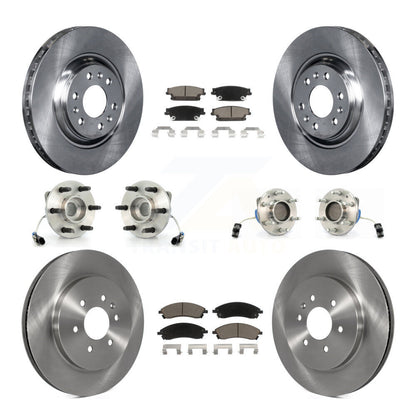 Kit de Rotor et plaquettes de frein à disque, roulement de moyeu avant et arrière (10 pièces) pour Cadillac SRX RW