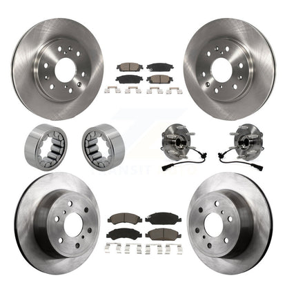 Kit de patins de Rotor de frein, roulement de moyeu avant et arrière (10 pièces) pour GMC Sierra 1500 Taho