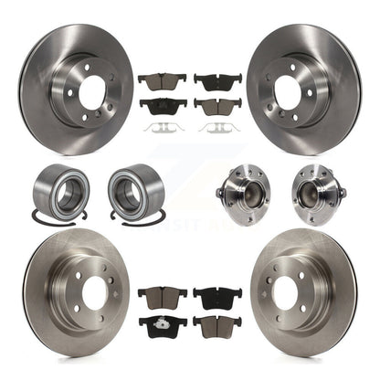 Kit de patins et rotors de frein à disque, roulement de moyeu avant et arrière, 10 pièces, pour BMW 320i 328