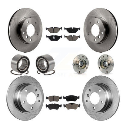 Kit de Rotor de frein et de patins de roulement de moyeu avant et arrière (10 pièces) pour BMW 318i 328i 328i