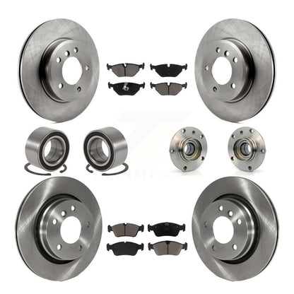 Kit de Rotor de frein et de patins de roulement de moyeu avant et arrière (10 pièces) pour BMW 325i 325Ci 328