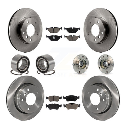 Kit de Rotor de frein et de patins de roulement de moyeu avant et arrière (10 pièces) pour BMW 323i 328i 323C