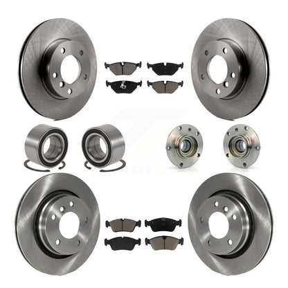 Kit de Rotor de frein à disque et de patins de roulement de moyeu avant et arrière (10 pièces) pour BMW 328i 328i
