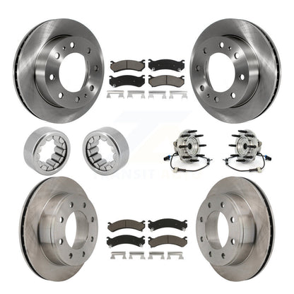 Kit de rotors et plaquettes de frein à disque, roulement de moyeu avant et arrière, 10 pièces, pour Hummer H