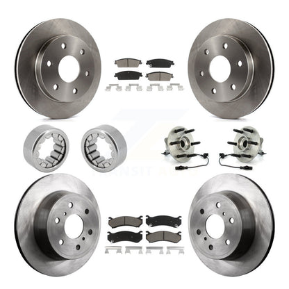Kit de Rotor de frein et de patins de roulement de moyeu avant et arrière, pour Chevrolet Silverado 150