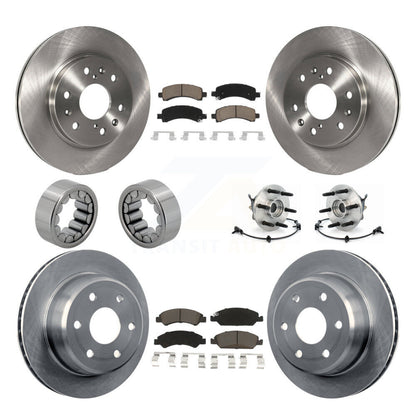 Kit de patins de Rotor de frein, roulement de moyeu avant et arrière (10 pièces) pour Chevrolet Express GM